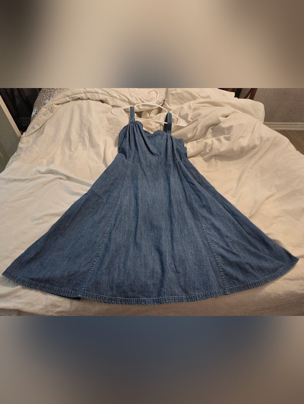 GAP Denim Midi Sundress in Blue